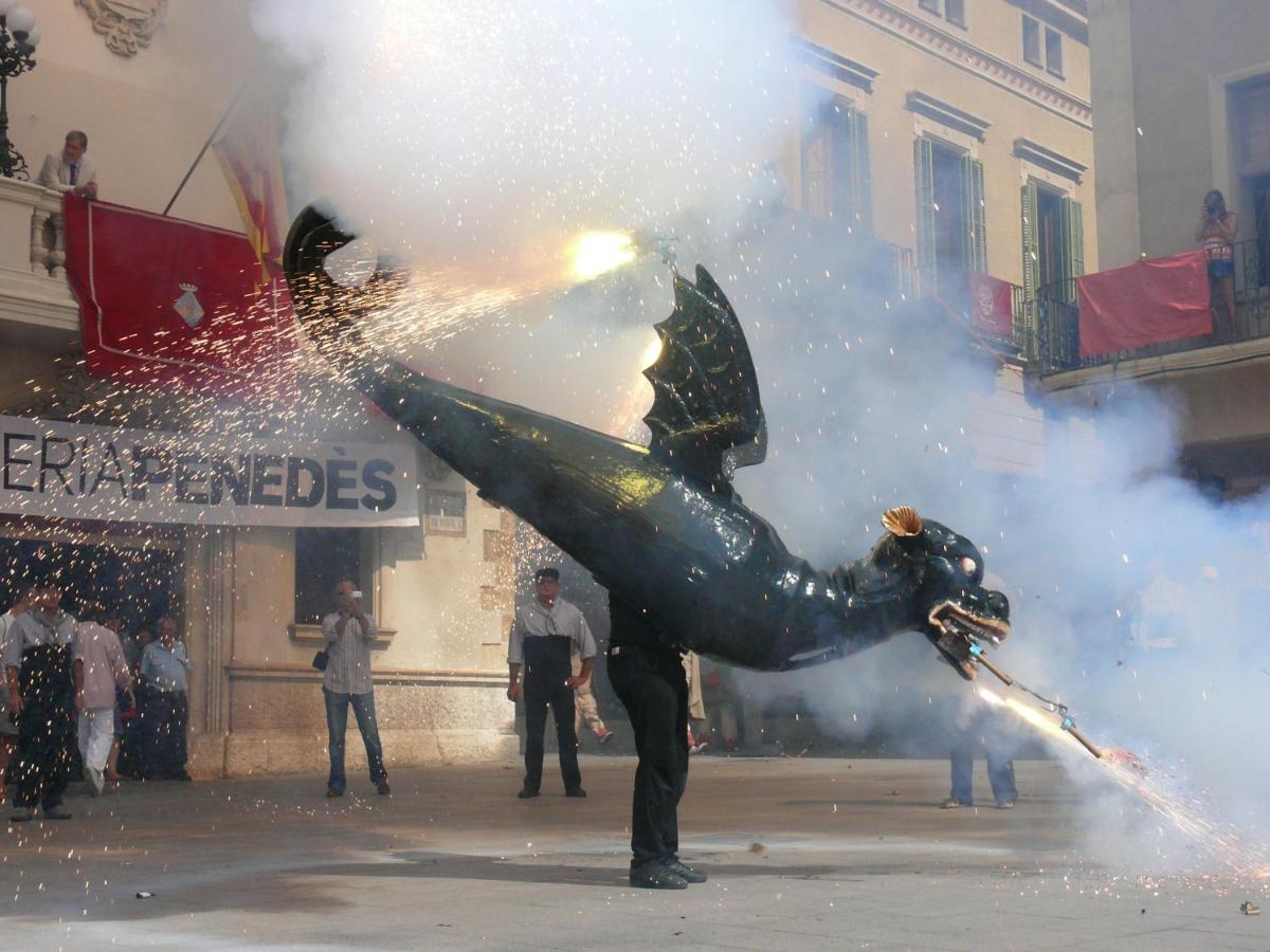 Tina De Vila, En La Capital Del Vino Vilafranca del Penedes Bagian luar foto